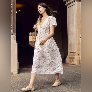 Madewell by Christy Dawn Midi dress in Damask Rose